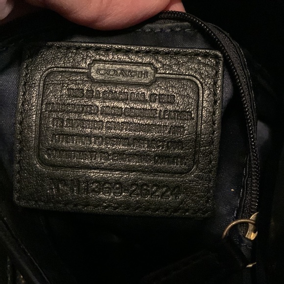 Coach Madison Phoebe Black Leather shoulder bag - Picture 9 of 16